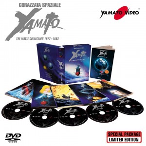CORAZZATA SPAZIALE YAMATO The movie collection ( nuova edizione ) 5 DVD BOX-SET - ed.limitata