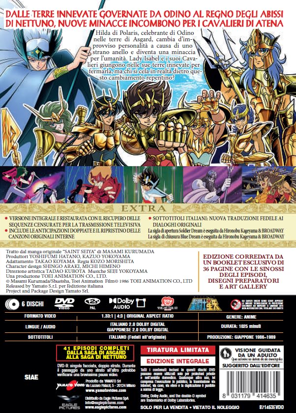 CAVALIERI DELLO ZODIACO NEW ED 03 DVD