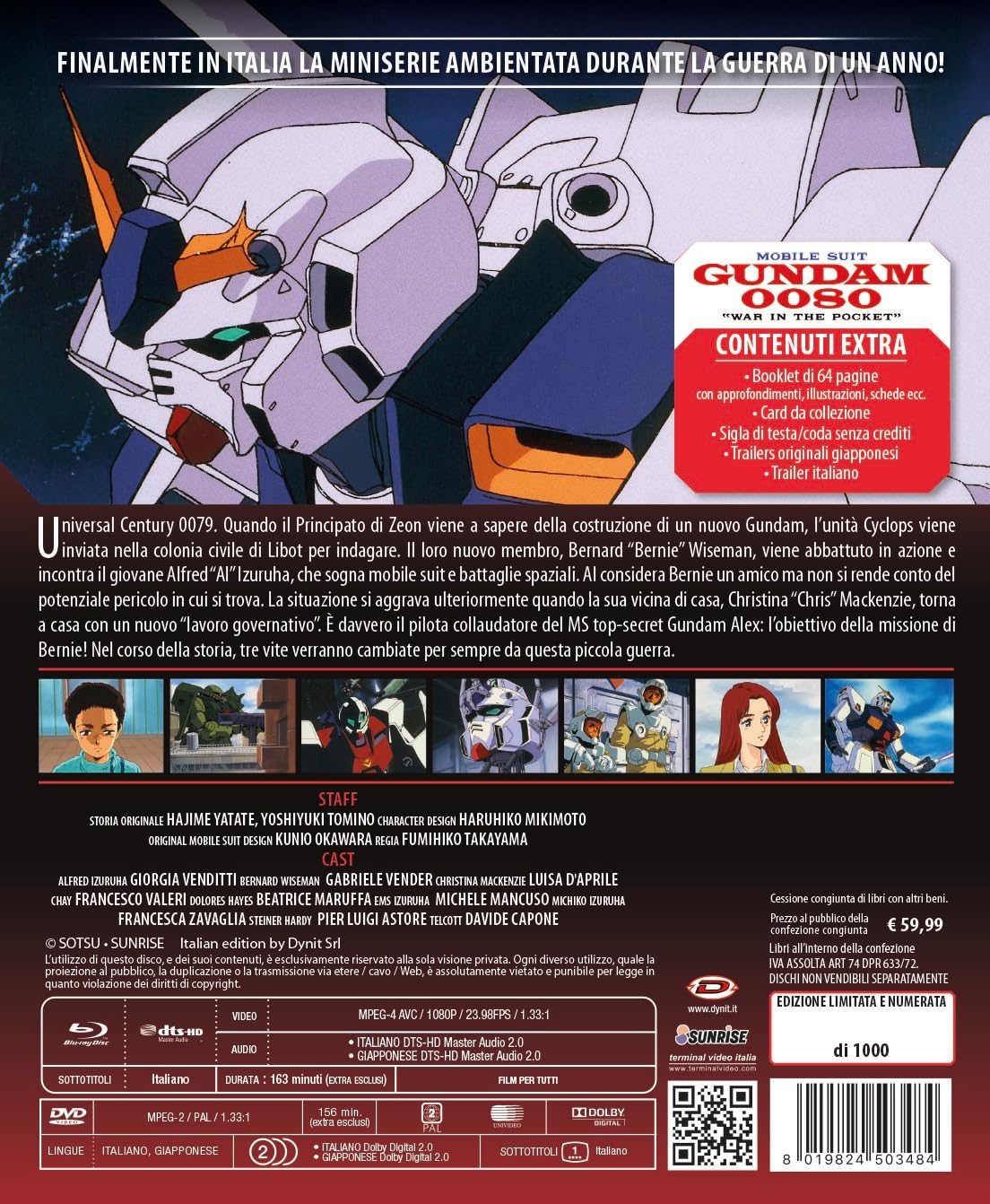 GUNDAM 0080 BD LIMITED EDITION