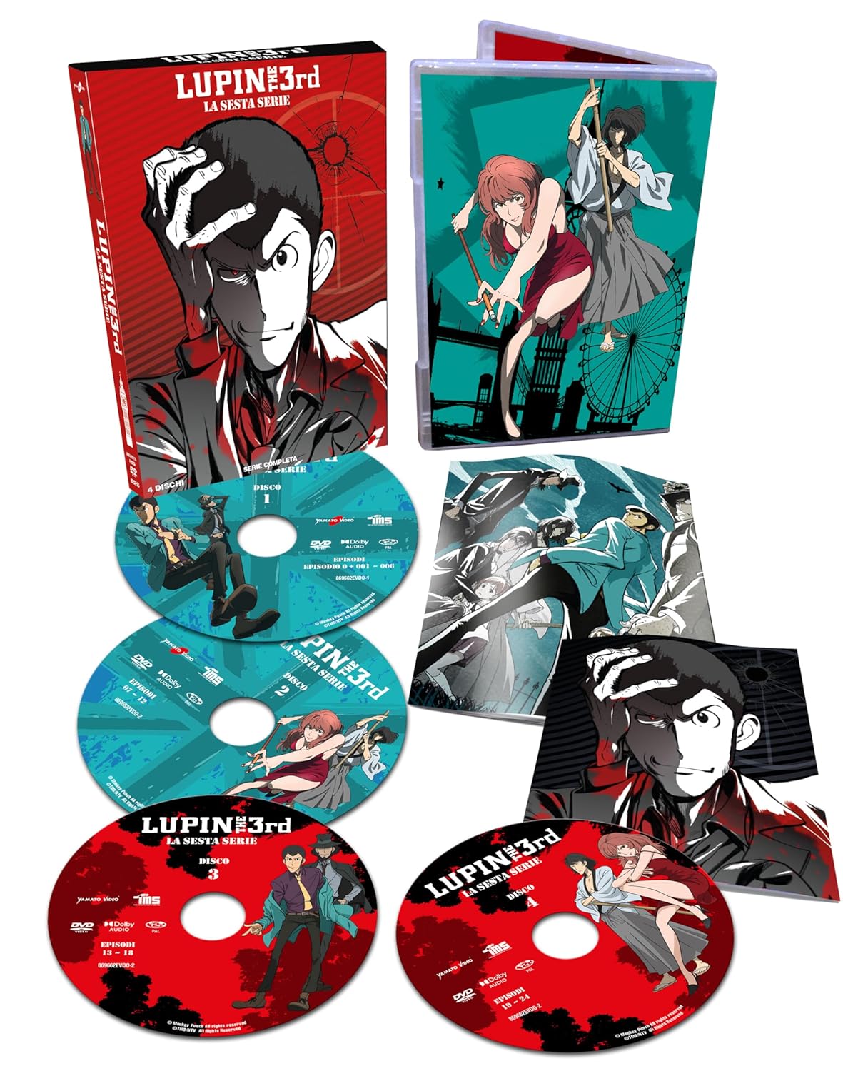 LUPIN III LA SESTA SERIE BOX DVD