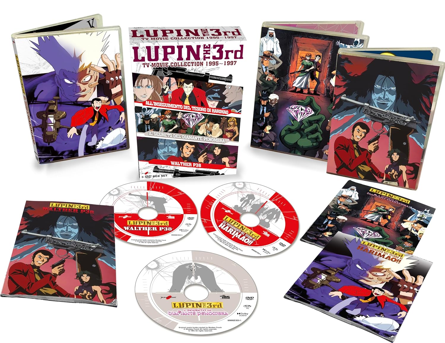 LUPIN III BOX FILM DAL 1995 AL 1997 DVD
