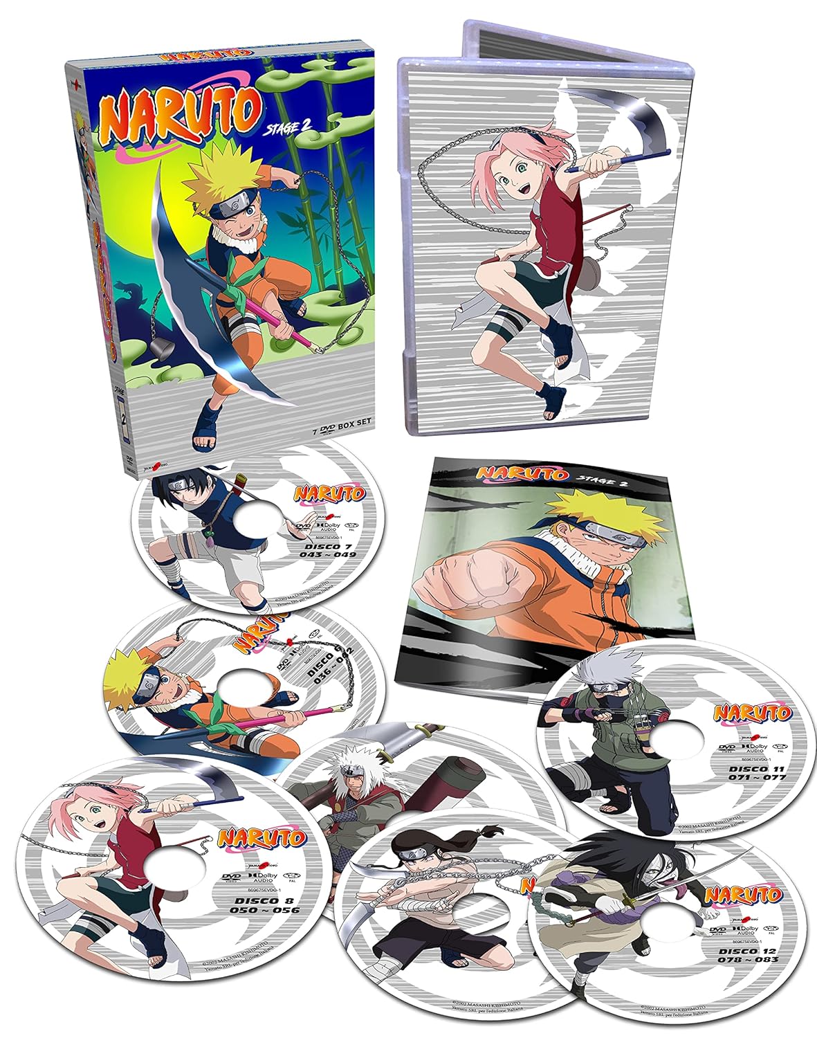 NARUTO SECONDA STAGIONE BOX DVD