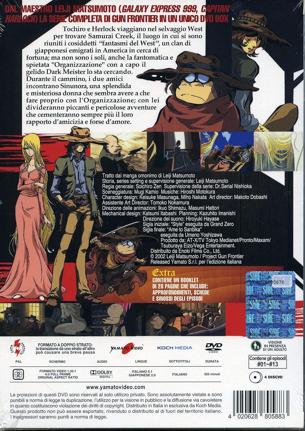 GUN FRONTIER BOX DVD SERIE COMPLETA