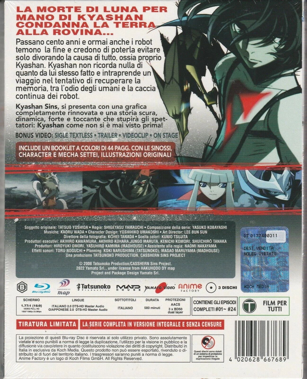 KYASHAN SINS SERIE COMPLETA BD