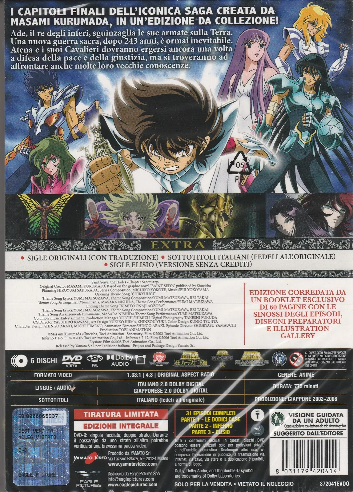 CAVALIERI DELLO ZODIACO CAPITOLI ADE DVD