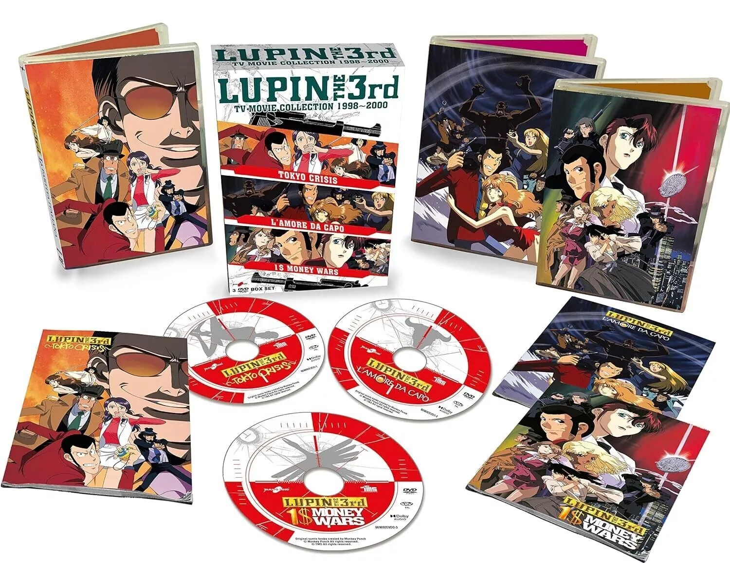 LUPIN FILM BOX 03 DVD 1998 A 2000