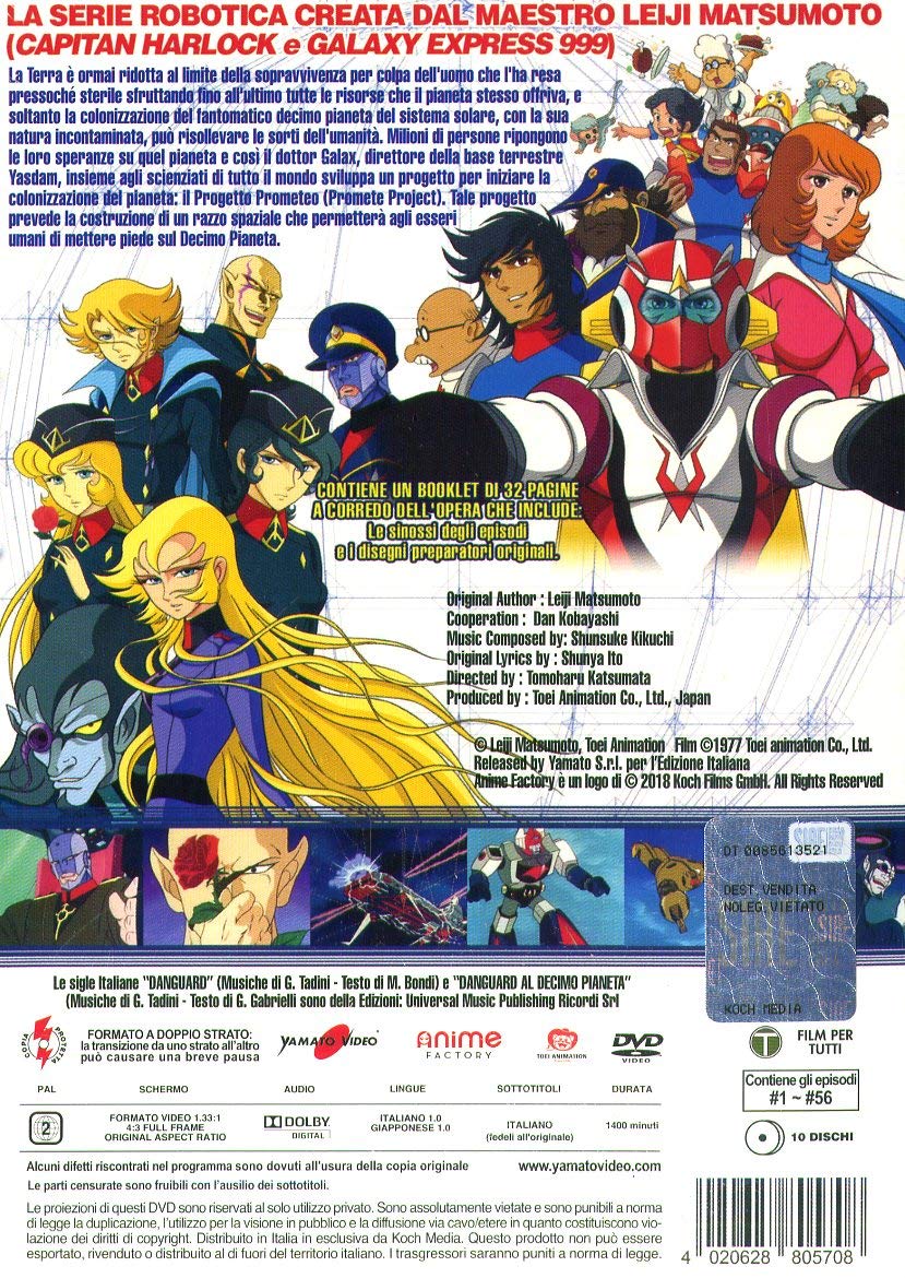 DANGUARD ACE SERIE COMPLETA BOX DVD