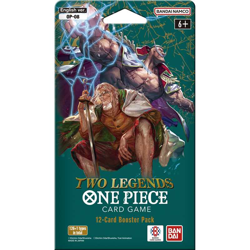 Blister One Piece Card Game OP-08 Two Legends – Busta da 12 Carte (ENG)