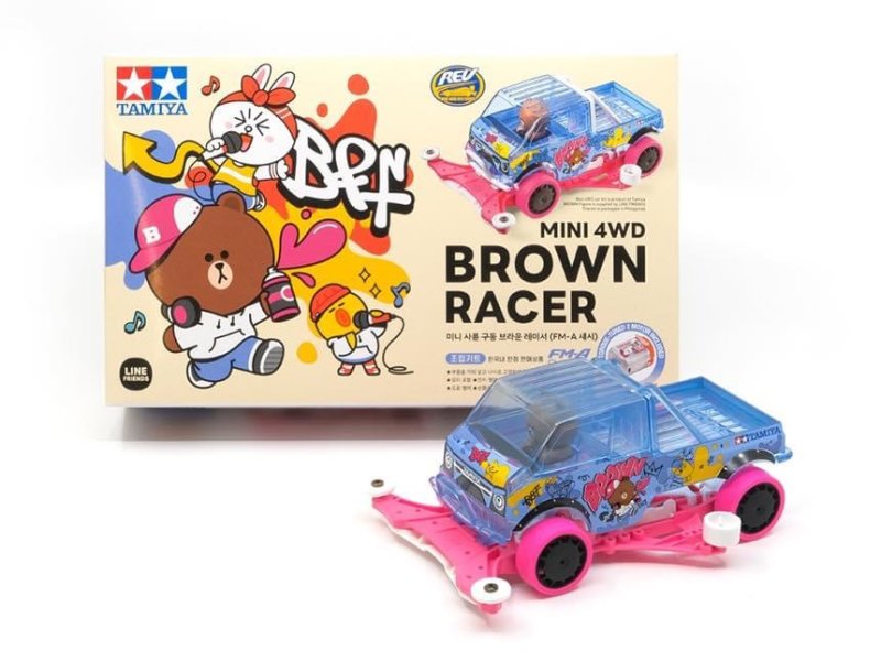 MINI 4WD BROWN RACER