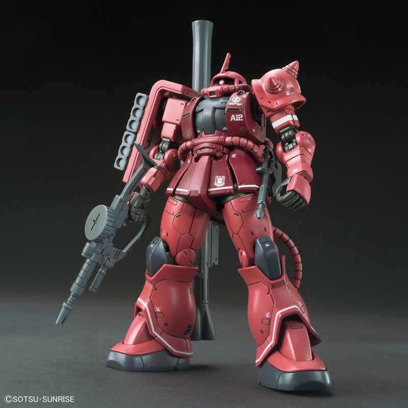 1A144 HG ZAKU II MS 06S RED COMET VER