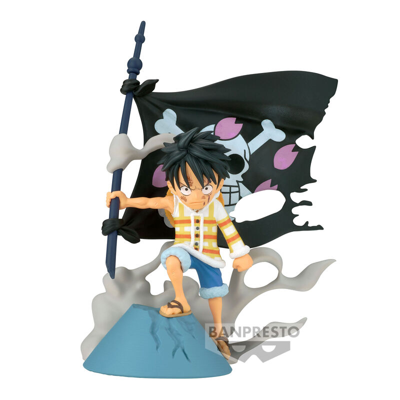 ONE PIECE WCF LOG STORIES LUFFY BANDIERA