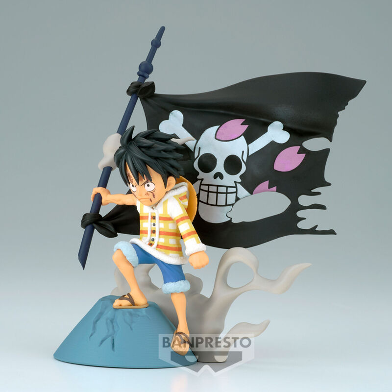 ONE PIECE WCF LOG STORIES LUFFY BANDIERA