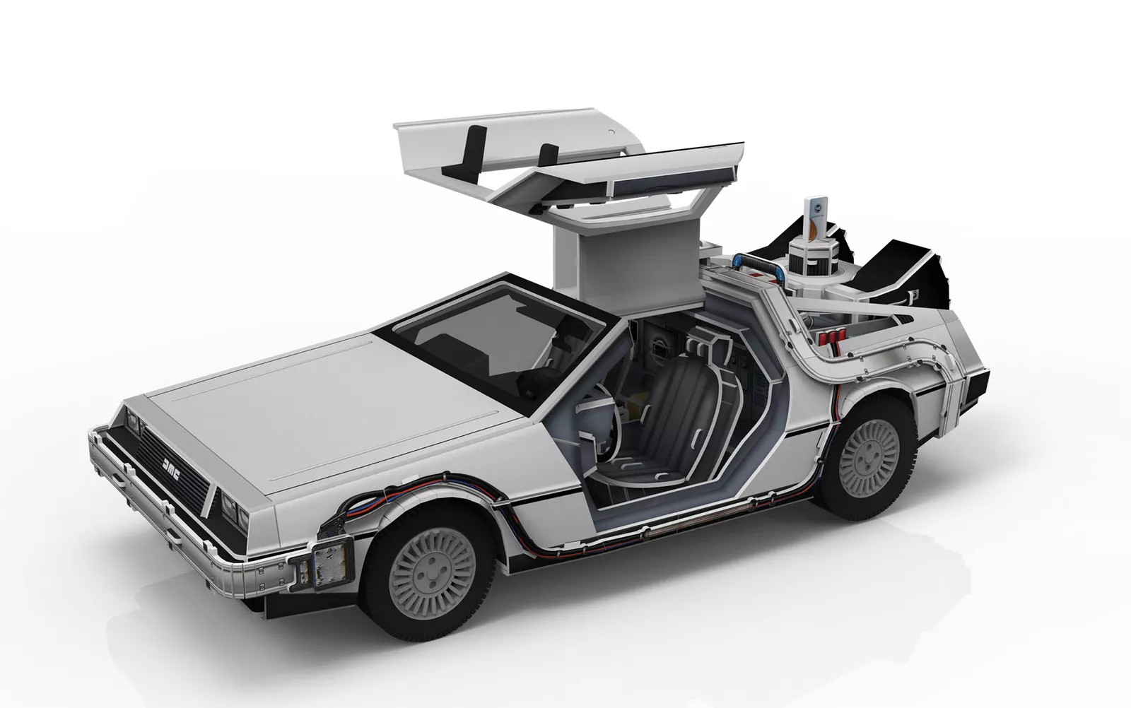 BACK TO THE FUTURE DELORIAN KIT REVEL