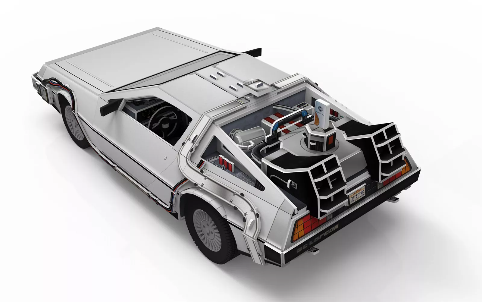 BACK TO THE FUTURE DELORIAN KIT REVEL