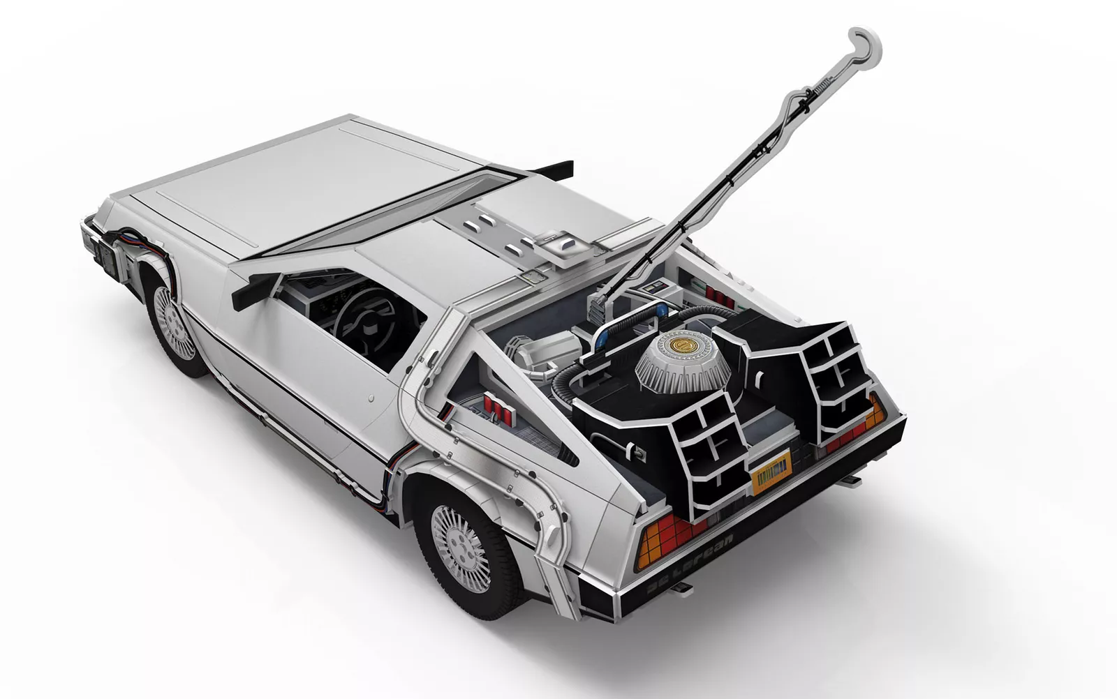 BACK TO THE FUTURE DELORIAN KIT REVEL