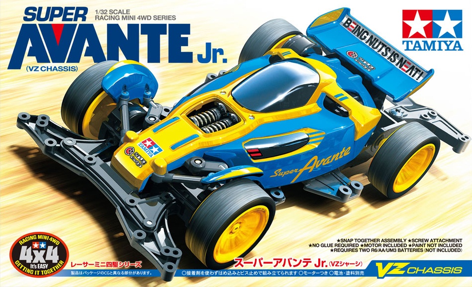 MINI 4WD SUPER AVANTE JR TELAIO VZ