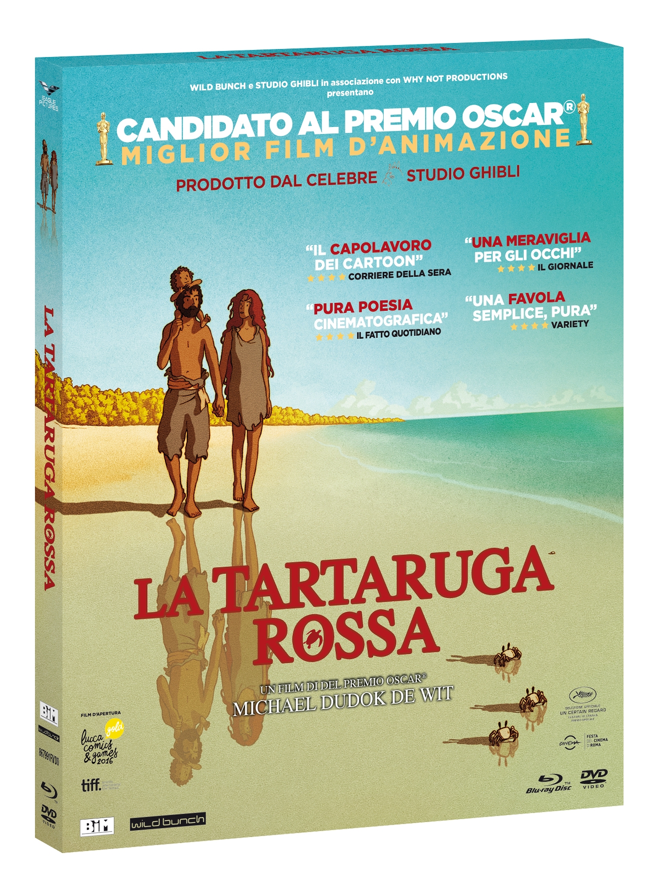 LA TARTARUGA ROSSA DVD E BD COMBO
