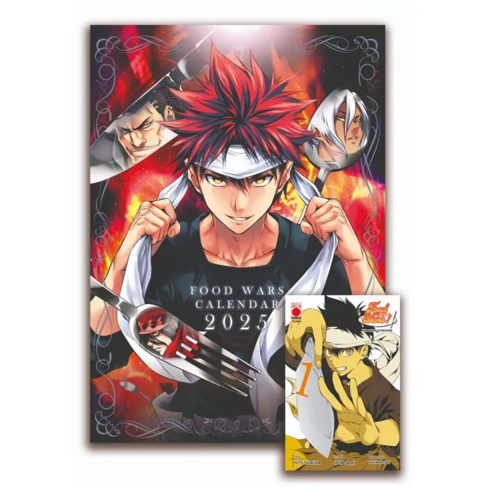 FOOD WARS CALENDARIO 2025 + FOOD WARS 01 VARIANT