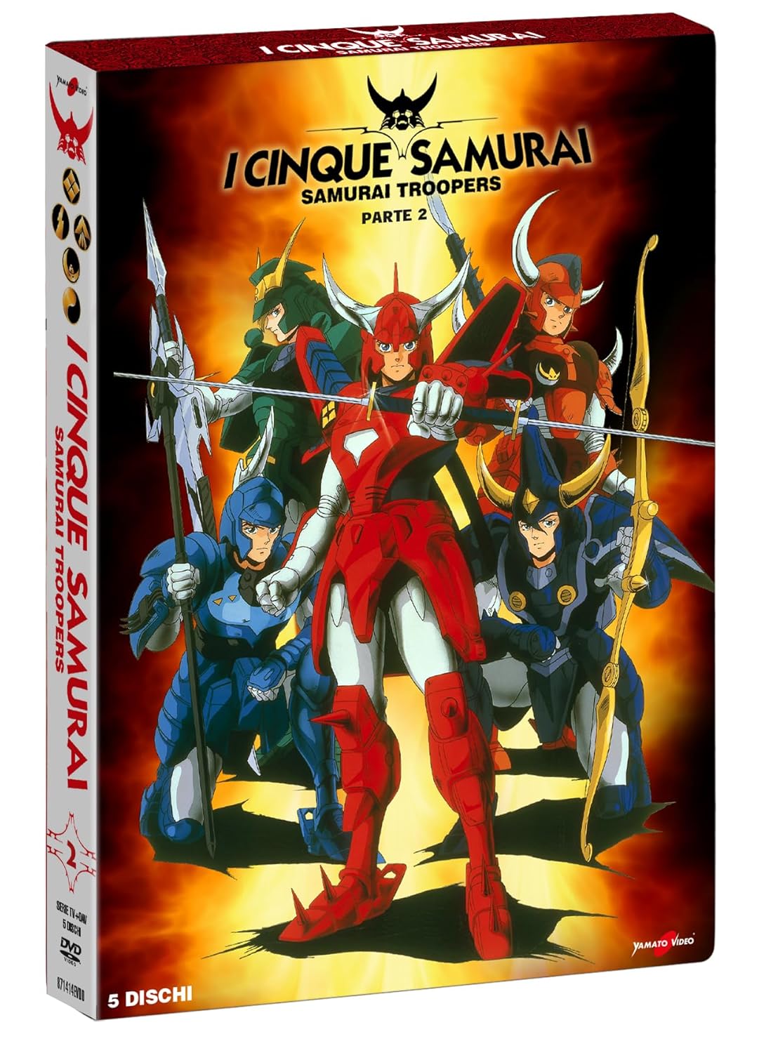CINQUE SAMURAI NEW ED BOX 02 DVD