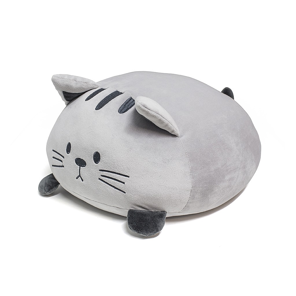 Cuscino peluche Kitty colore GRIGIO