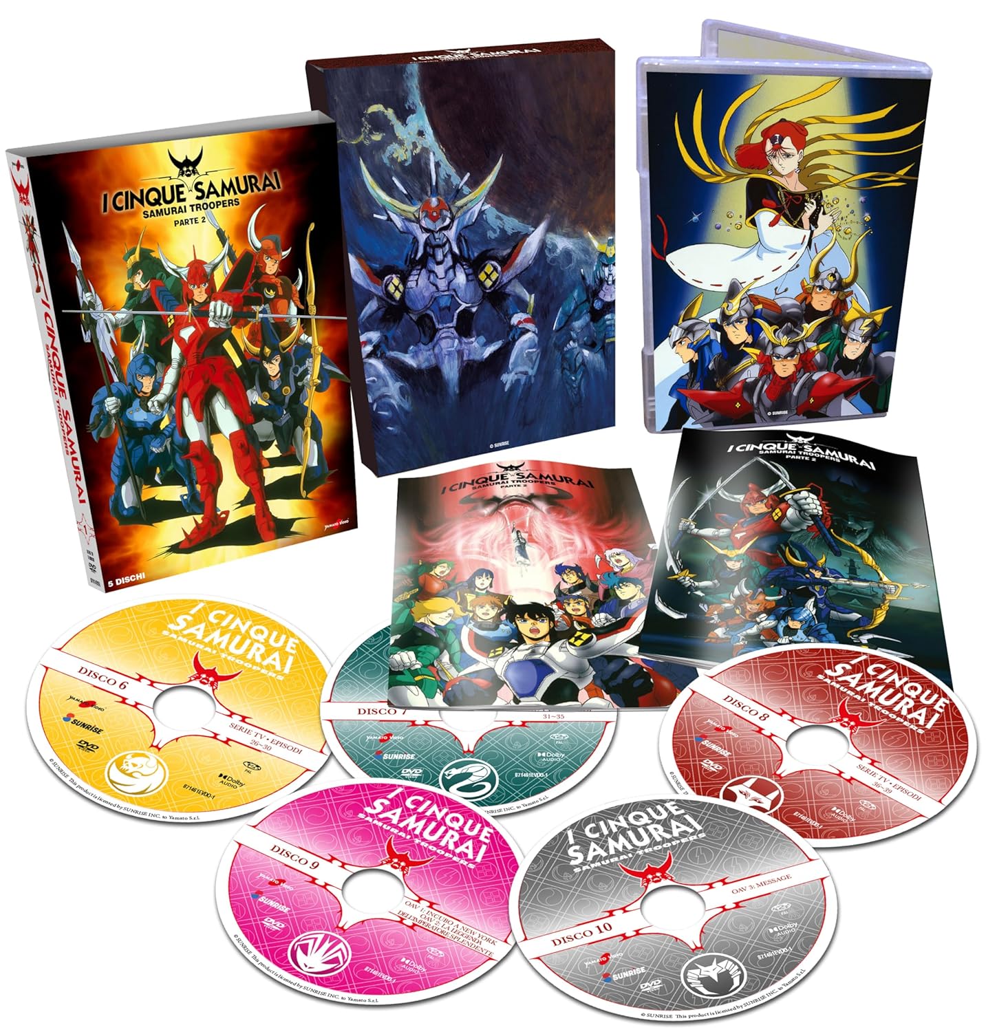 CINQUE SAMURAI NEW ED BOX 02 DVD