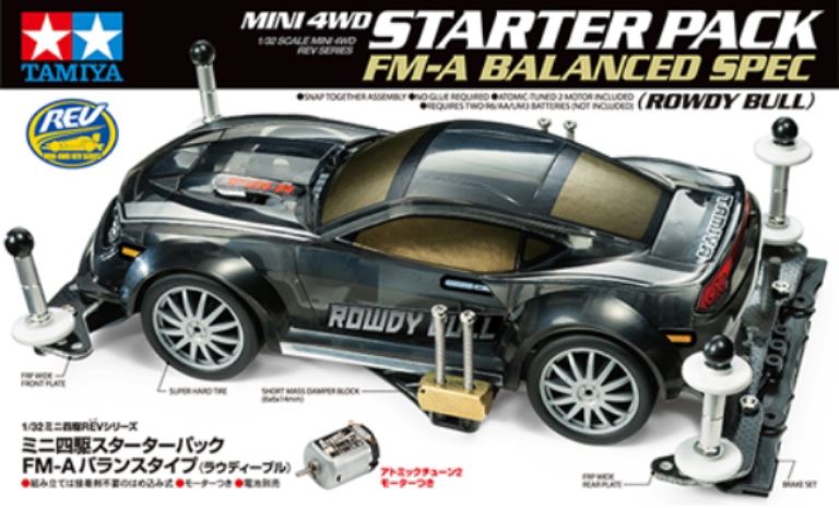 MINI 4WD STARTER PACK ROWDY BULL TEL FMA