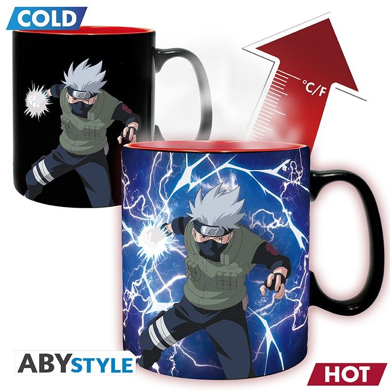 NARUTO SHIPPUDEN – Mug Heat Change – 460ml – TAZZA Kakashi/Itachi