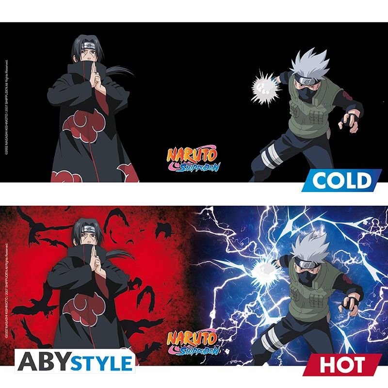 NARUTO SHIPPUDEN – Mug Heat Change – 460ml – TAZZA Kakashi/Itachi
