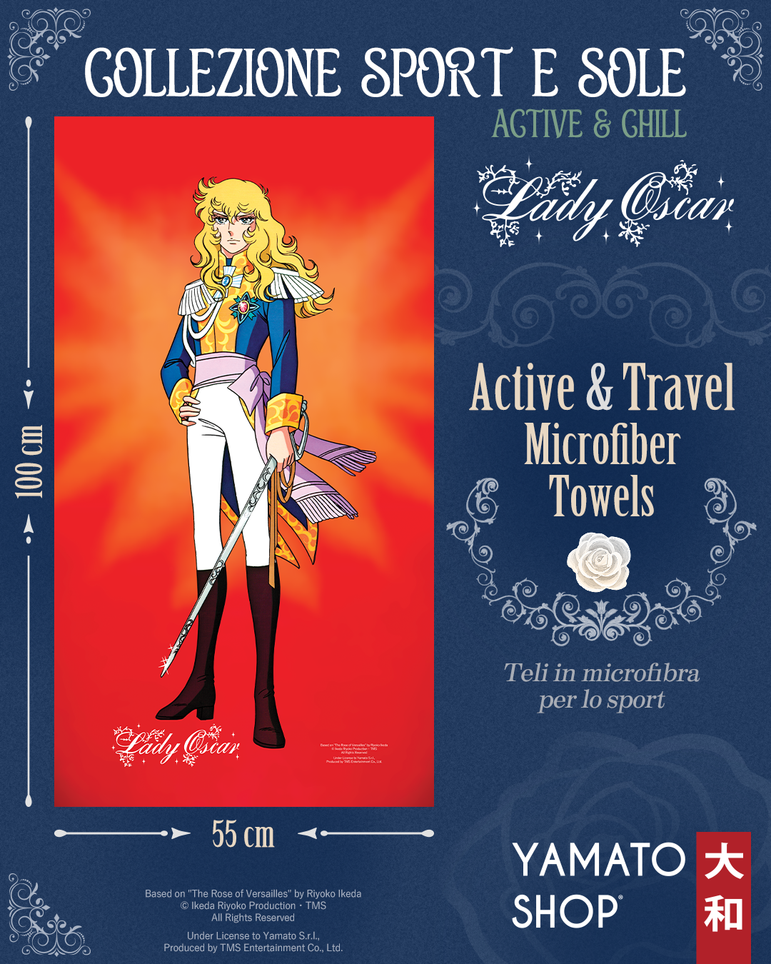 TELO LADY OSCAR 55X100 CM