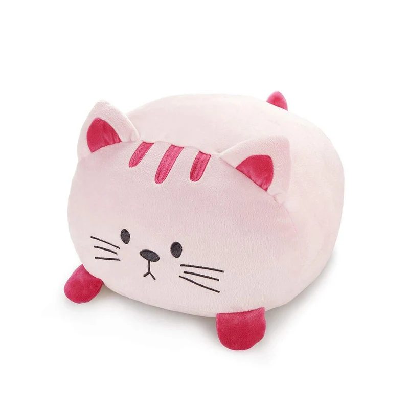 Cuscino Peluche Gatto rosa