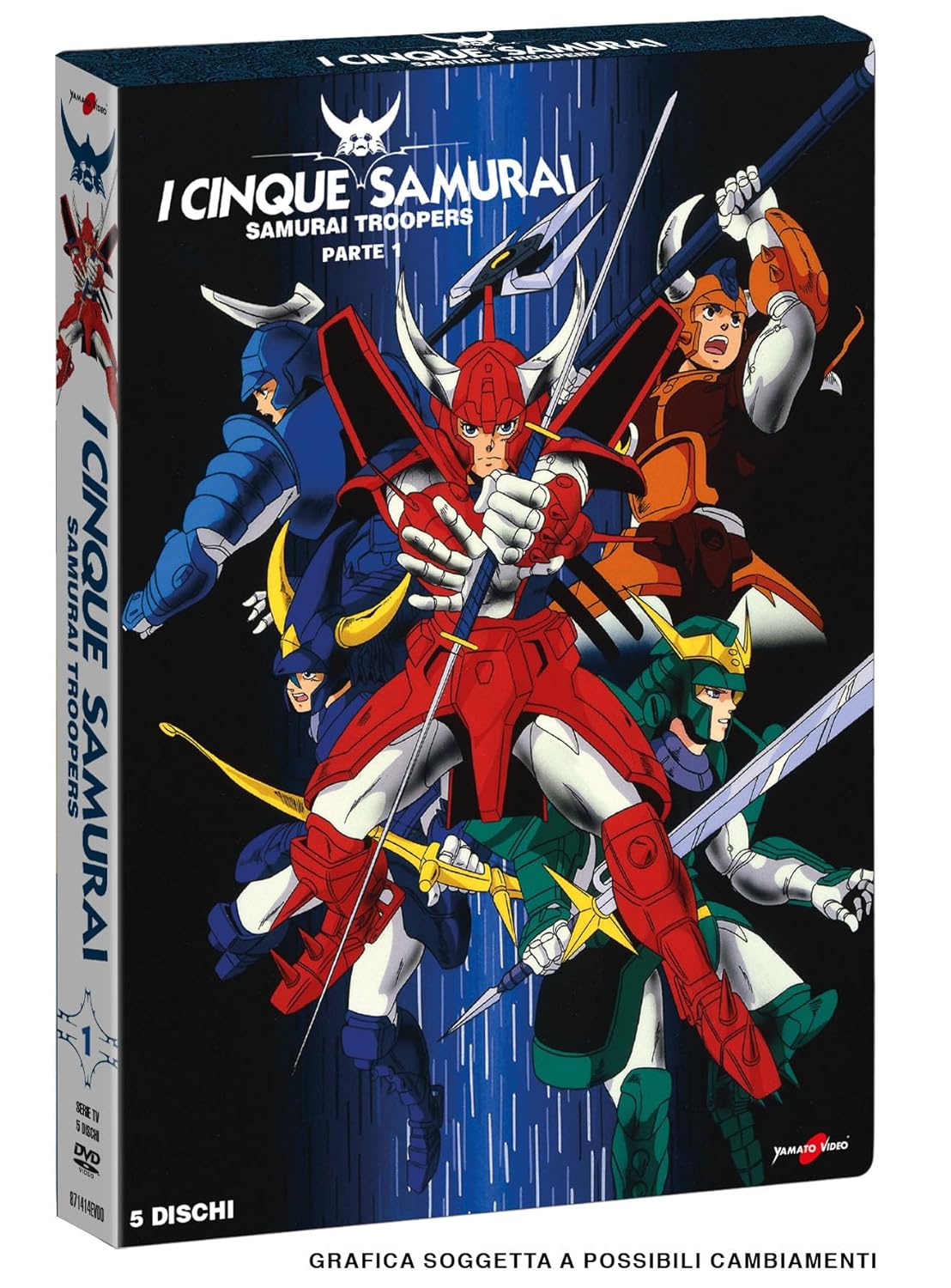 CINQUE SAMURAI NEW ED BOX 01 DVD