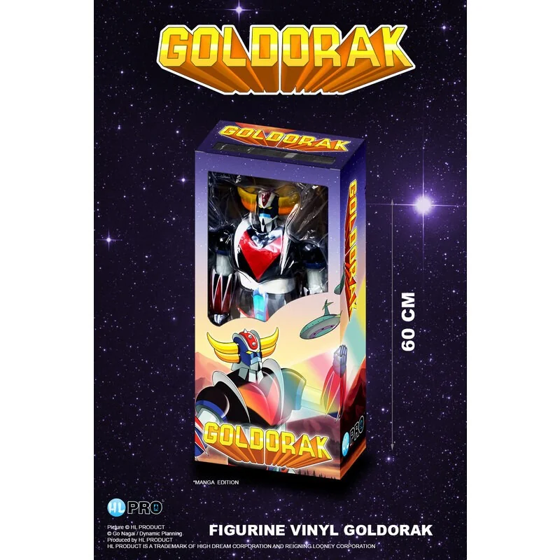 HL PRO UFO ROBOT GRENDIZER GOLDRAKE JUMBO 60CM PVC GOLDORAK MANGA