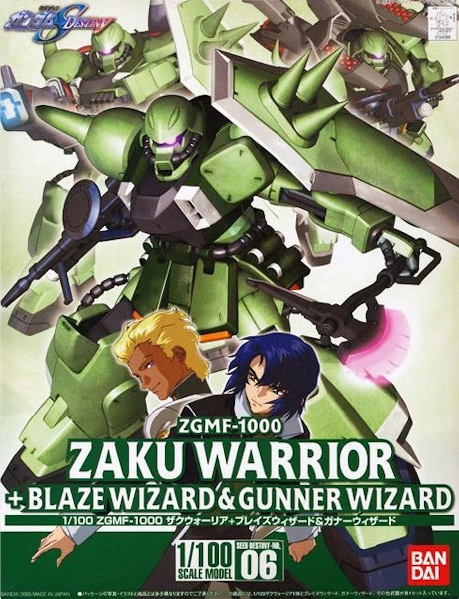 Gundam Seed Zaku Warrior + Blaze Wizard & Gunner 1/100