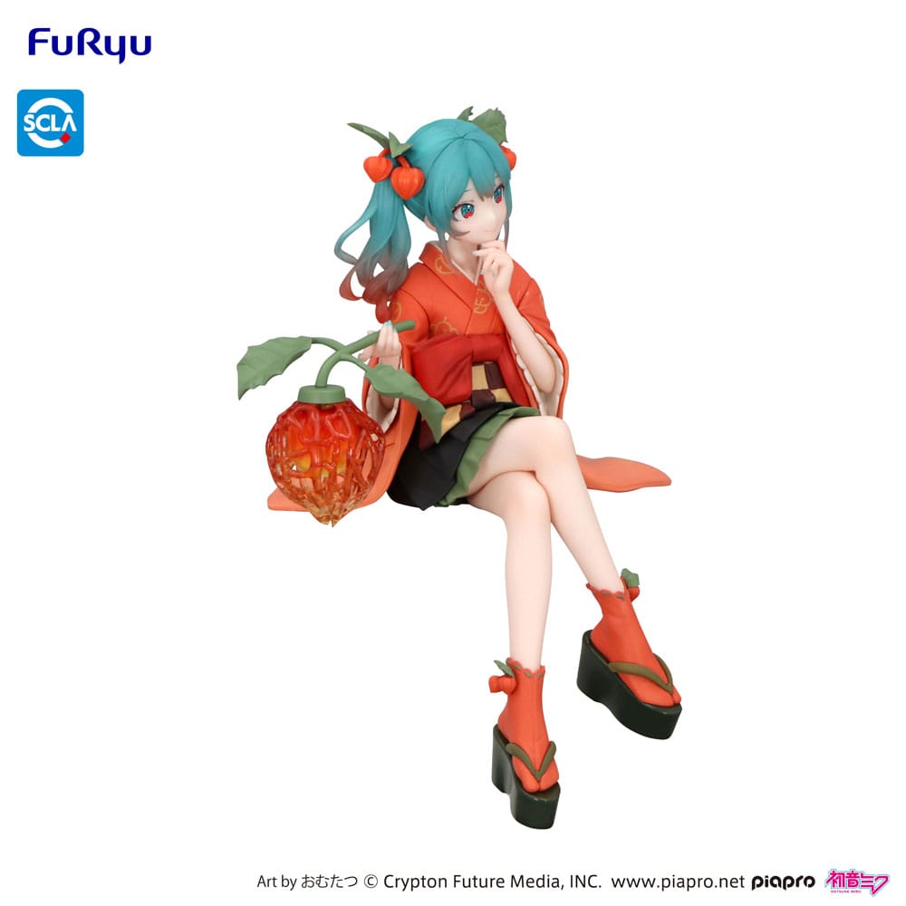 Hatsune Miku Noodle Stopper PVC Statue Flower Fairy Winter Cherry 15 cm