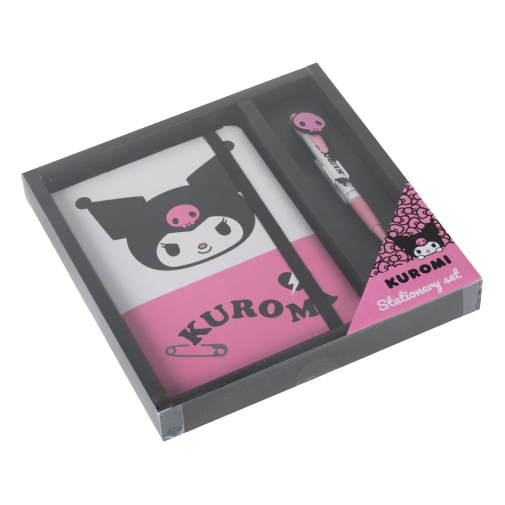 SANRIO NOTEBOOK E PENNA SET KUROMI