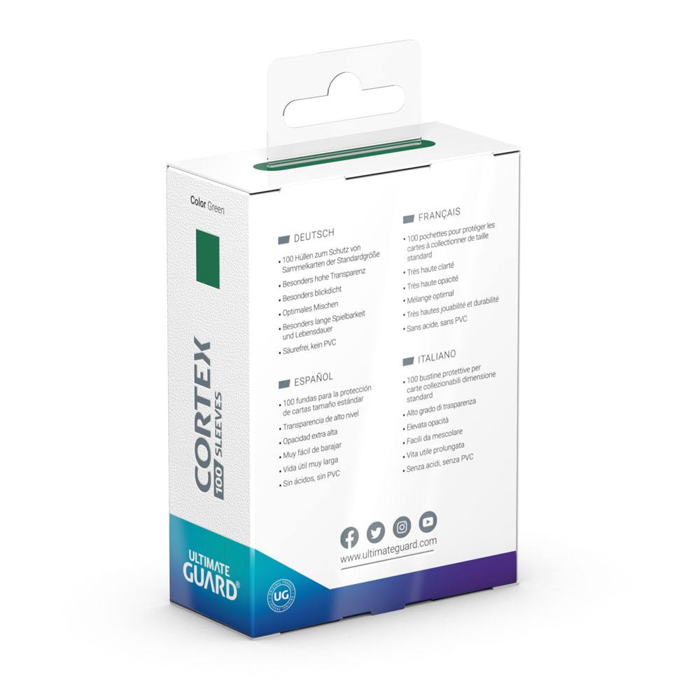 Ultimate Guard Cortex Sleeves Standard Size (100) – Verde